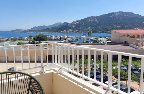 Marine de Saint Ambroggio Apartment | Aranciu - Appt climatisé vue mer