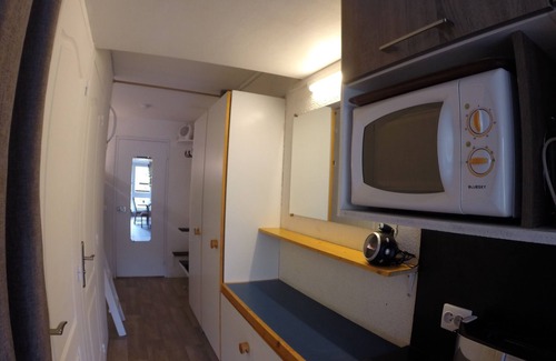 Arc-1800 Apartment | Arc 1800 - Studio with balcony overlooking Montblanc, at the foot of the slopes for 5 people.