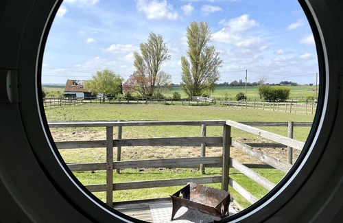 Brightlingsea Cabin | Armadilla 1 at Lee Wick Farm - cozy glamping for 2 adults with optional hot tub