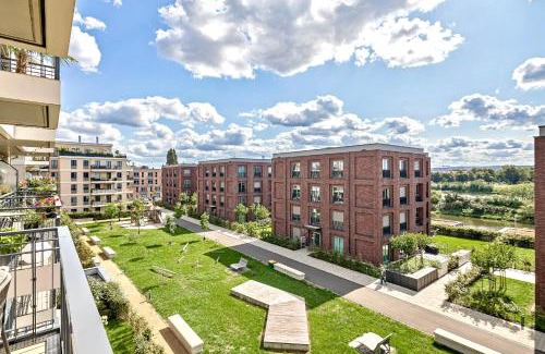 Leipziger Vorstadt Apartment | Art Deco Residence Elbblick Parken Küche