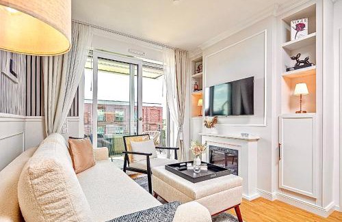 Leipziger Vorstadt Apartment | Art Deco Residence Elbblick Parken Küche