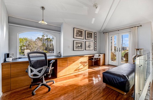 Crown Point House | Artful escape with private hot tub, sunset rooftop, shuffleboard - walk to beach