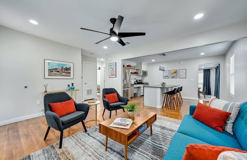 Highland House | Artful Urban Bungalow: Stylish Comfort in North Austin