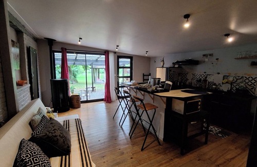 Thivencelle Ski Chalet | Artists' studio : "La Villa Saint Ghislain" : "GINKO" Studio