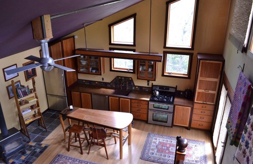 Ashland Cottage | ArtYCottage - custom furniture and art through out. Secluded and fabulous!