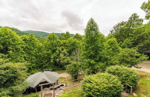 Swannanoa Cabin | Asheville Log Cabin w/Year-Round Mountain Views!