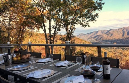 Swannanoa House | Asheville's Best View - Arcade, Spa, Theater @ Skyridge Villa