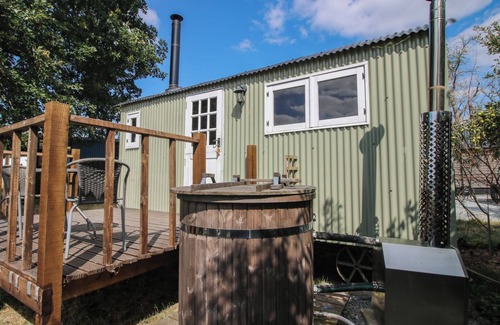 Craven Arms Cottage | ASTON - SHEPHERD HUT, romantic, with hot tub in Aston On Clun