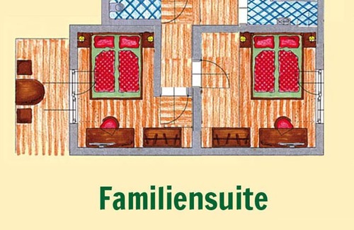 Sankt Martin am Tennengebirge Apartment | Family suite, bath, toilet, 2 bedrooms - Alpengasthof Lämmerhof