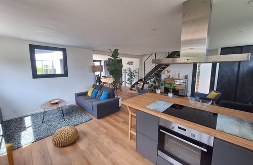 Lampaul-Ploudalmezeau House | At the Agapanthes 4* private jaccuzi spa