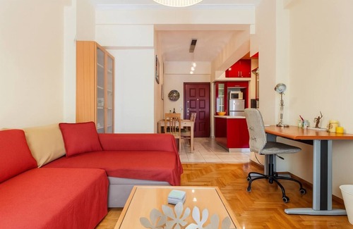 Goudi Apartment | Athens Strawberry Hideaway - City Cozy Gem