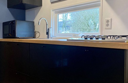 Tzummarum Ski Chalet | Atmospheric chalet with beautiful garden, on a holiday park near the Wadden Sea