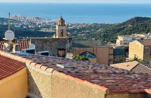 Santa-Reparata-di-Balagna Apartment | Atypical, quiet village house 5 minutes from île rousse with sea-view terrace