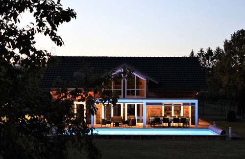 Chavanges Villa | Au detour du Der is a new wooden house in Chavanges centre 10 min from Lake Der