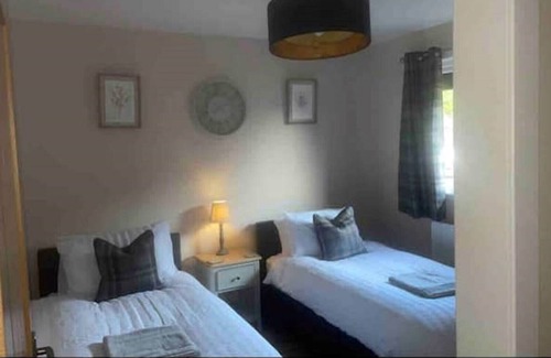Dumfries Cabin | Austin Lodge 10, Dumfries - With 6 seat Hot tub, private garden, smart TVs