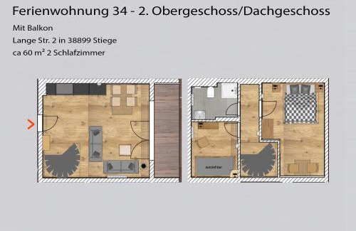 Stiege Apartment | Auszeit-im-Harz Haus 5 Wohnung 34