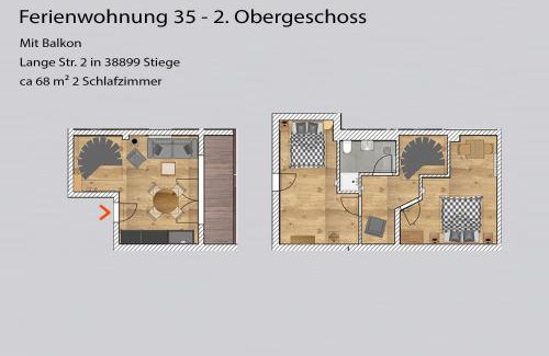 Stiege Apartment | Auszeit-im-Harz Haus 5 Wohnung 35