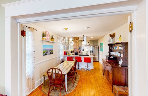 Wilmington Historic District House | Authentic Craftsman cottage - enclosed yard, lovely porch, W/D & great location