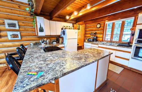 Warren Ski Chalet | Authentic Log Home in Warren. Ski town. Mountain biking. Short walk to lake.
