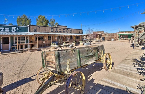 Lucerne Valley Cabin | Authentic Old West ‘Lazy G Ranch’ w/ Mtn Views