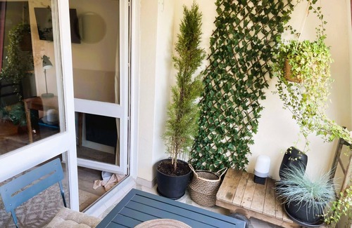 Trouville-sur-Mer Apartment | Aux Flots Bleus, avec balcon et vue sur mer