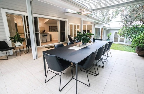 Avalon Beach House | Avalon Beach Coastal Sanctuary with Pool & Indoor Fireplace
