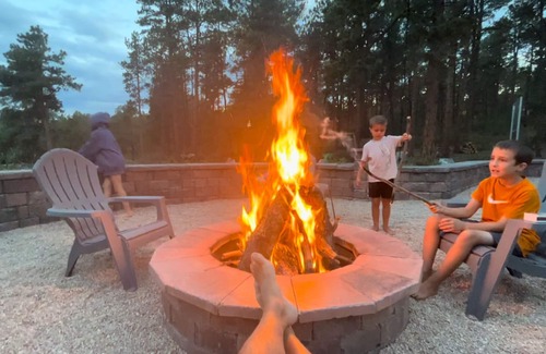 Colorado Springs House | Ave Maria House: Secluded Mtn Retreat. Games. Hot tub. Sleeps 25+
