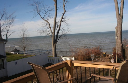 Geneva-on-the-Lake House | Awesome lake view & water access. GENEVA Center Strip, Sunsets, private parking!