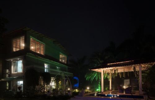 Kune N.m. Villa | Ayur Kutir 9-BHK Retreat With Private Pool, Glass Pool, Garden, Gazebo, Jacuzzi & Spa room