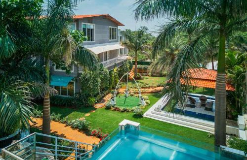 Kune N.m. Resort | Ayurkutir Villa by StayVista - Pool, gym, and snooker table for your ultimate relaxation and entertainment