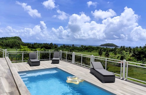 La Trinite Villa | Azur, heated swimming pool, sea view