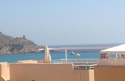La Azohia Apartment | AZ02 Roof top terrace apartment, 2 bedrooms, 1 bathroom, very close to beach