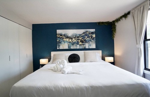 Columbus Apartment | Azure Oasis - Convenient Comfort, Near Fort Moore