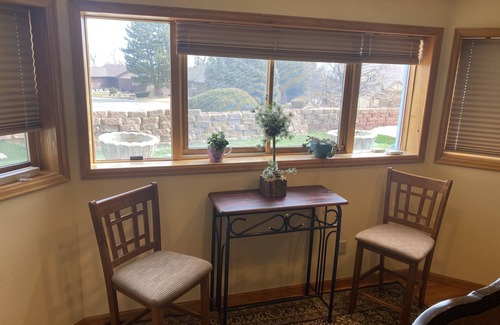 Lamar Heights Area Apartment | B. Spacious one-bedroom apartment in lower level with large windows