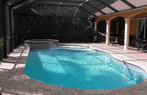 Central Naples House | Back For Season, Central Naples house with pool and hot tub!