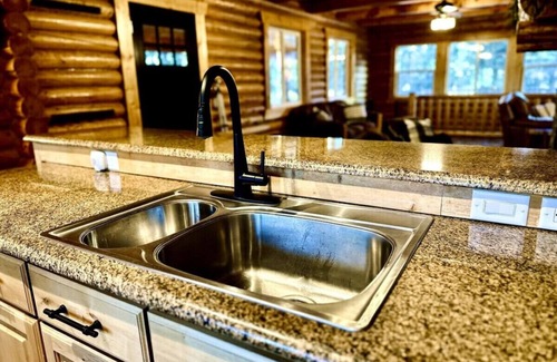 Duck Creek Village Cabin | Backwoods Bonanza BIG Cabin and Hot Tub!