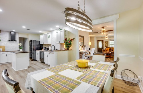 Conroe House | Backyard, Deck & Fire Pit: Conroe Getaway