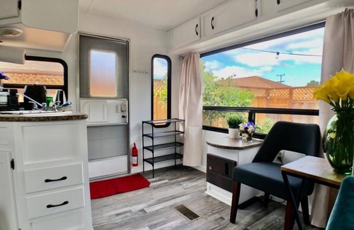 Castro Valley RV Rental | Backyard Glamping in Camper RV