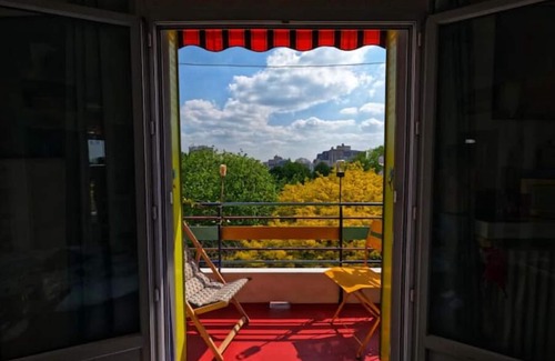 Saint Blaise Apartment | Balcon sur Grand Jardin, Canopée, Lumineux, Design