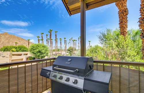 Indian Wells Apartment | Balcony & Views: Pet-Friendly Indian Wells Unit