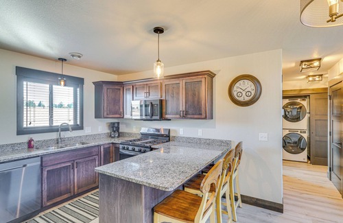 Sturgis Cabin | Balcony & Views: Sturgis 'Twin Peaks' Cabin