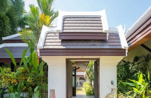 Maret Villa | Balinese-inspired 3-bedroom villa with private pool, garden, and 5-min walk to Bang Kao Beach