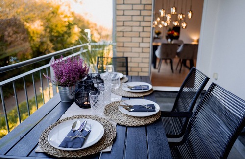 Schwerin Apartment | Balkontraum für 4 am Sieben Seen Center