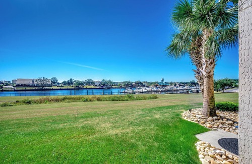 North Myrtle Beach Condo | Barefoot Resort Studio | Pool, Balcony & Waterway Views