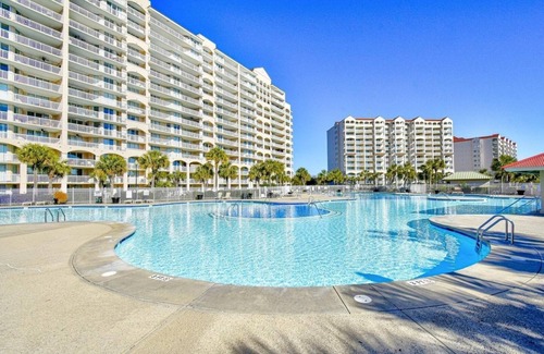 North Myrtle Beach Condo | Barefoot Resort Studio | Pool, Balcony & Waterway Views