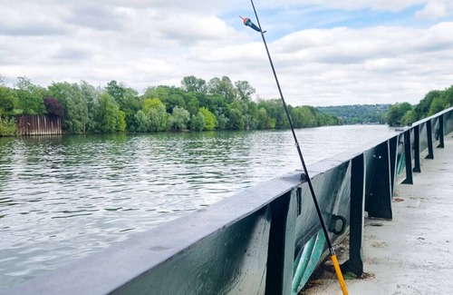Le Port-Marly Boat Rental | Barge 120 m2 on the banks of the Seine, quiet and green