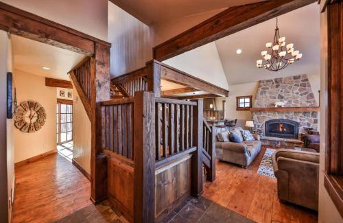 Grand Elk Ranch House | Barnwood Beauty at Grand Elk- Pet Friendly- Hot Tub Private Golf Ski Games