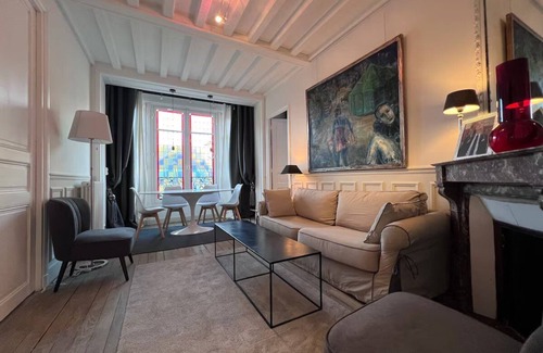 Necker Apartment | Bathed in sunshine& Old-World Warmth-A home Full of Character near Eiffel Tower