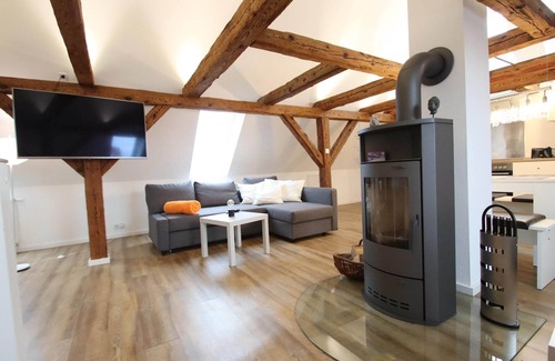 Barkhagen Apartment | Bauernhaus am Plauer See mit Kamin