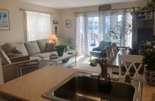 Sea Isle City Condo | Bay Front with Boat Slip & Pet Friendly! Stunning sunset views!